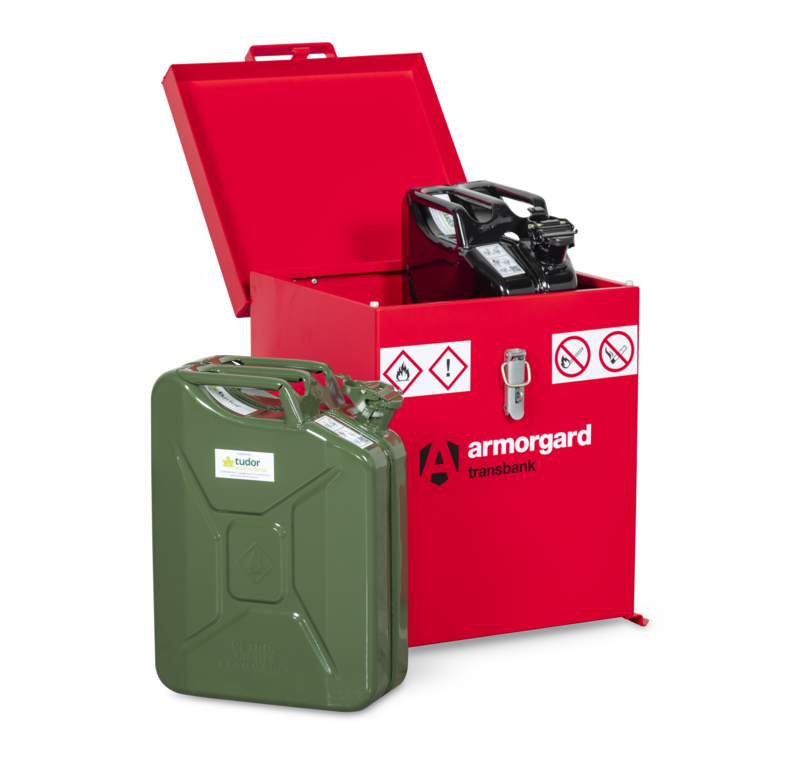 armorgard-transbank-trb2-gefahrstoffbox-35l-rot image 1