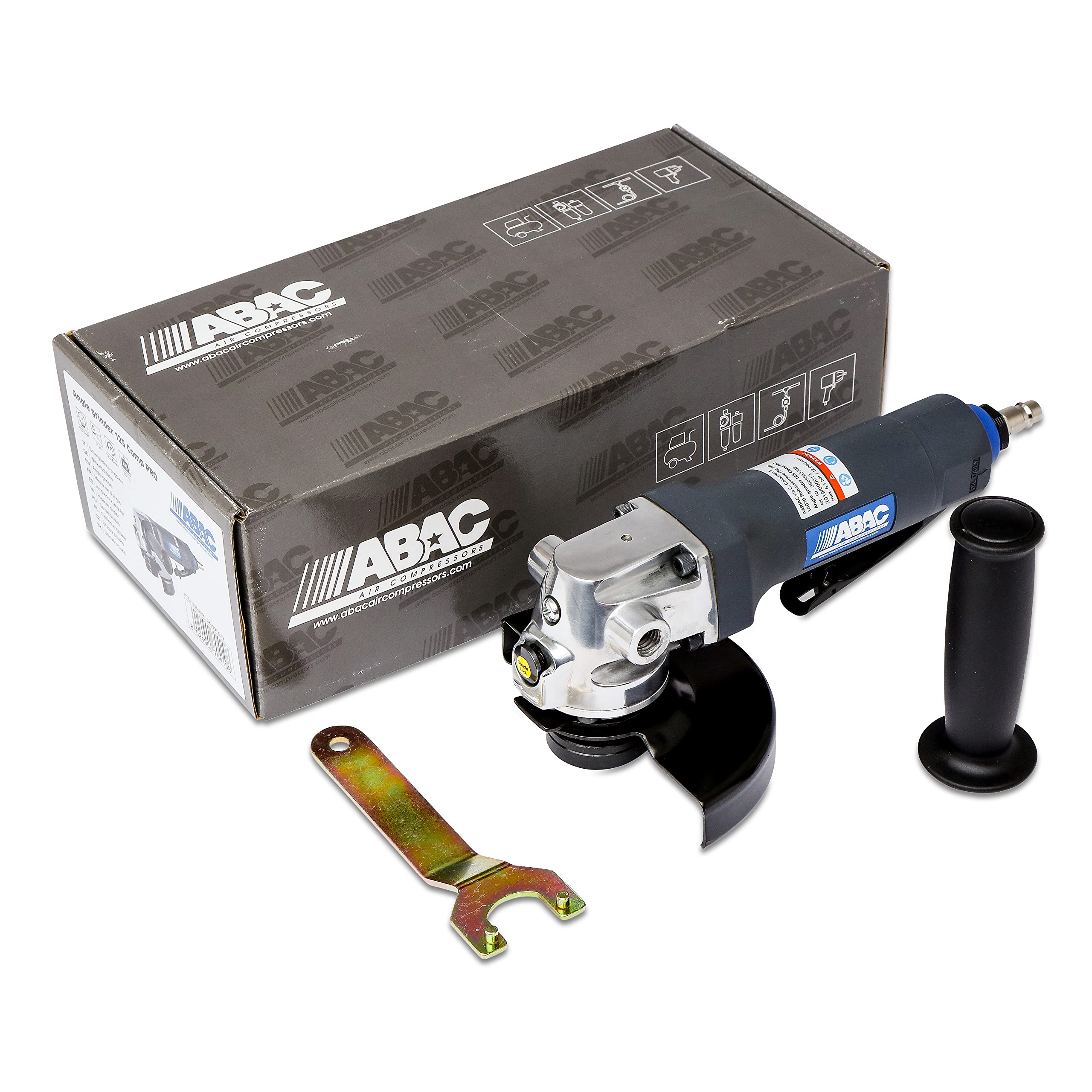 abac-comp-pro-winkelschleifer-druckluft-125-mm-2-kg image 1