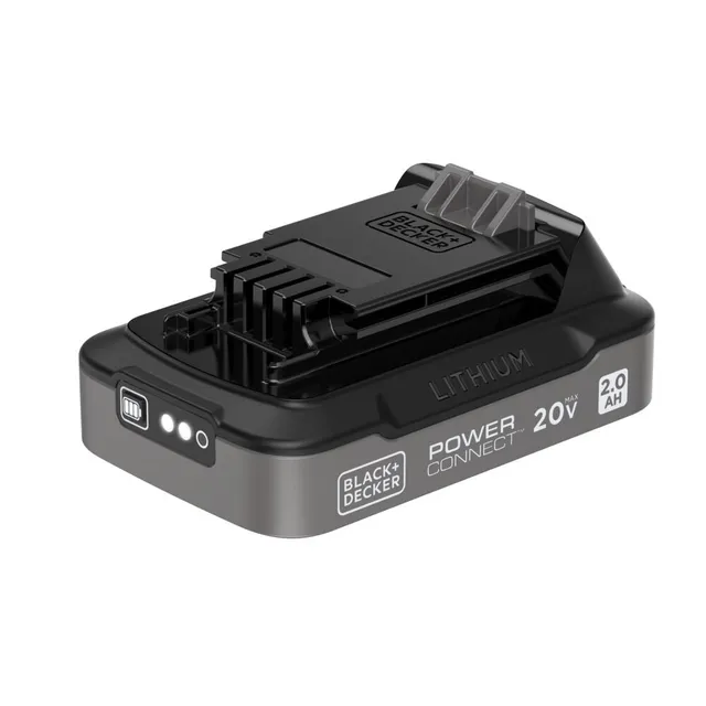 black-decker-powerconnect-20v-max-akku-2-0ah-mit-anzeige image 1