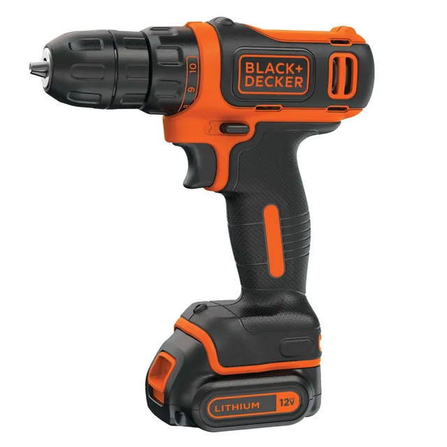 black-decker-12v-max-akku-bohrschrauber-mit-akku-charger image 1