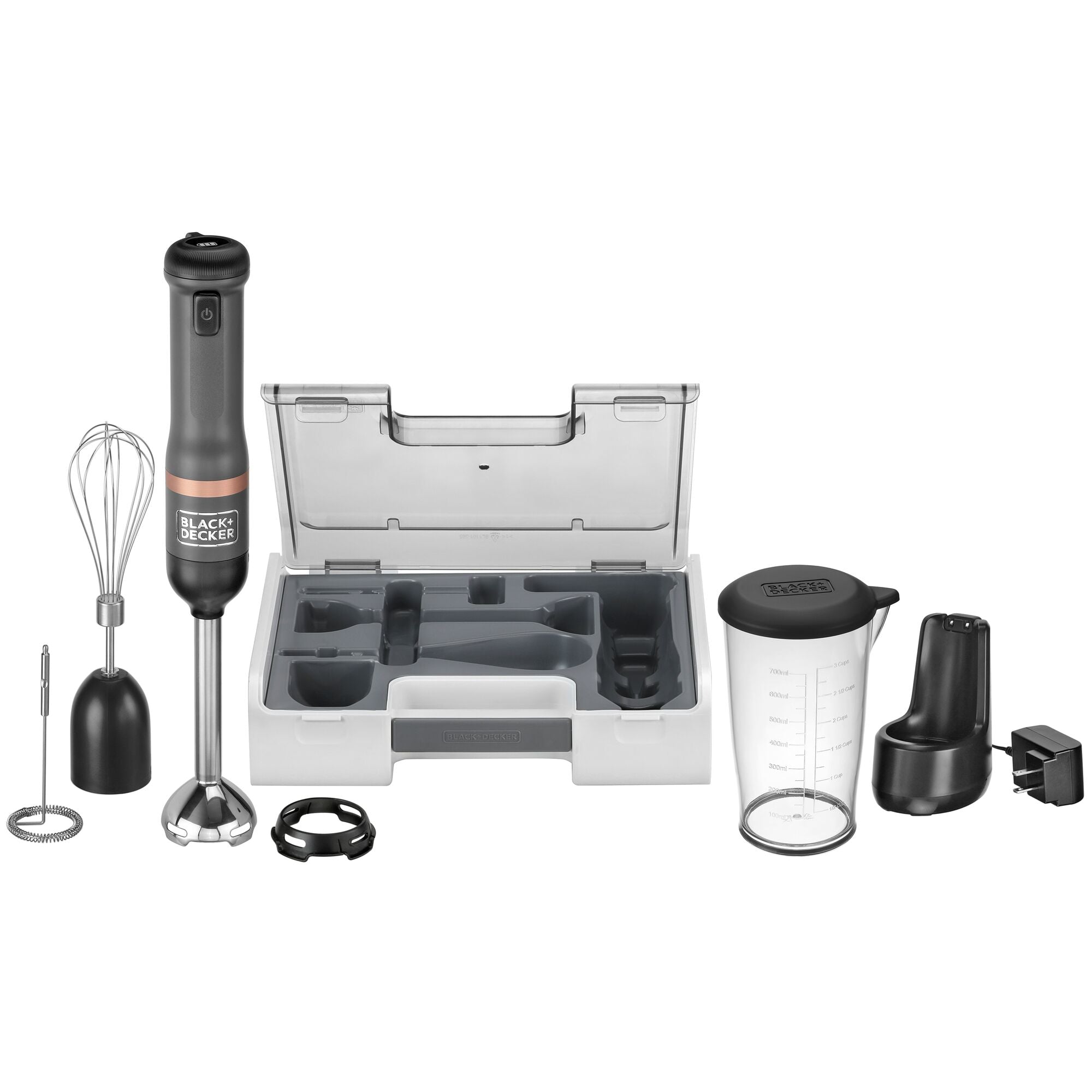 black-decker-kitchen-wand-3-stabmixer-set-grau-3-in-1 image 1
