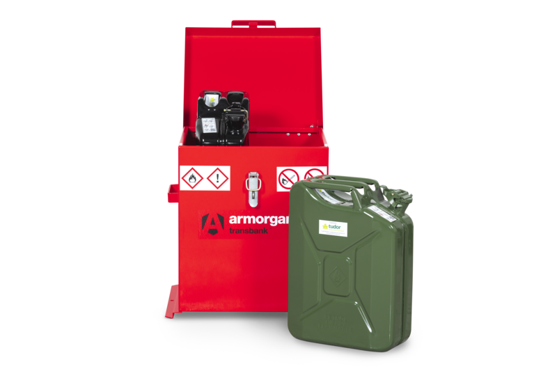 armorgard-transbank-trb2-gefahrstoffbox-35l-rot image 2