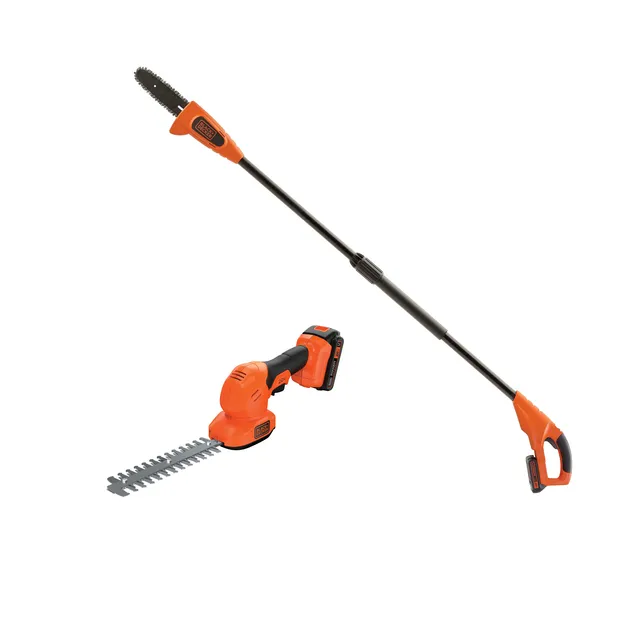 black-decker-outdoor-20v-max-akku-set-strauchschere-hochentaster image 1