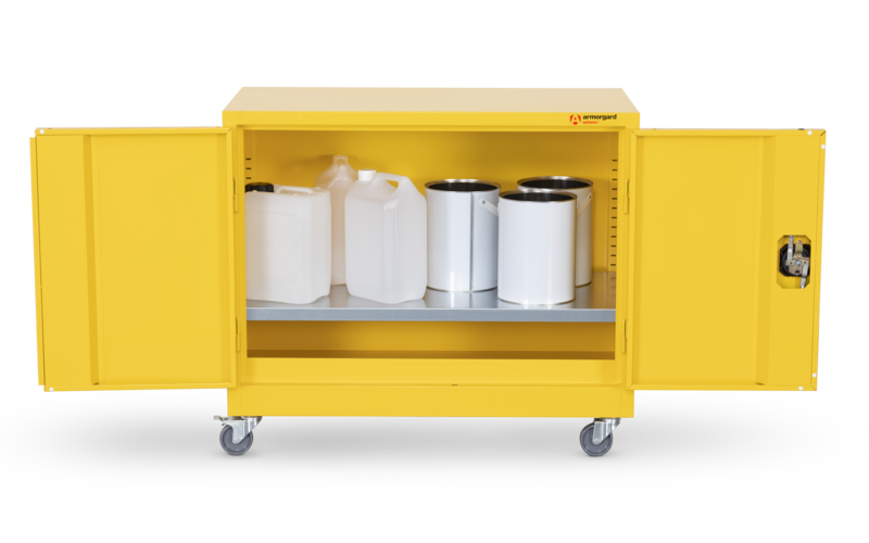 armorgard-safestor-hmc1-gefahrstoffschrank-mobil-mit-rollen image 2