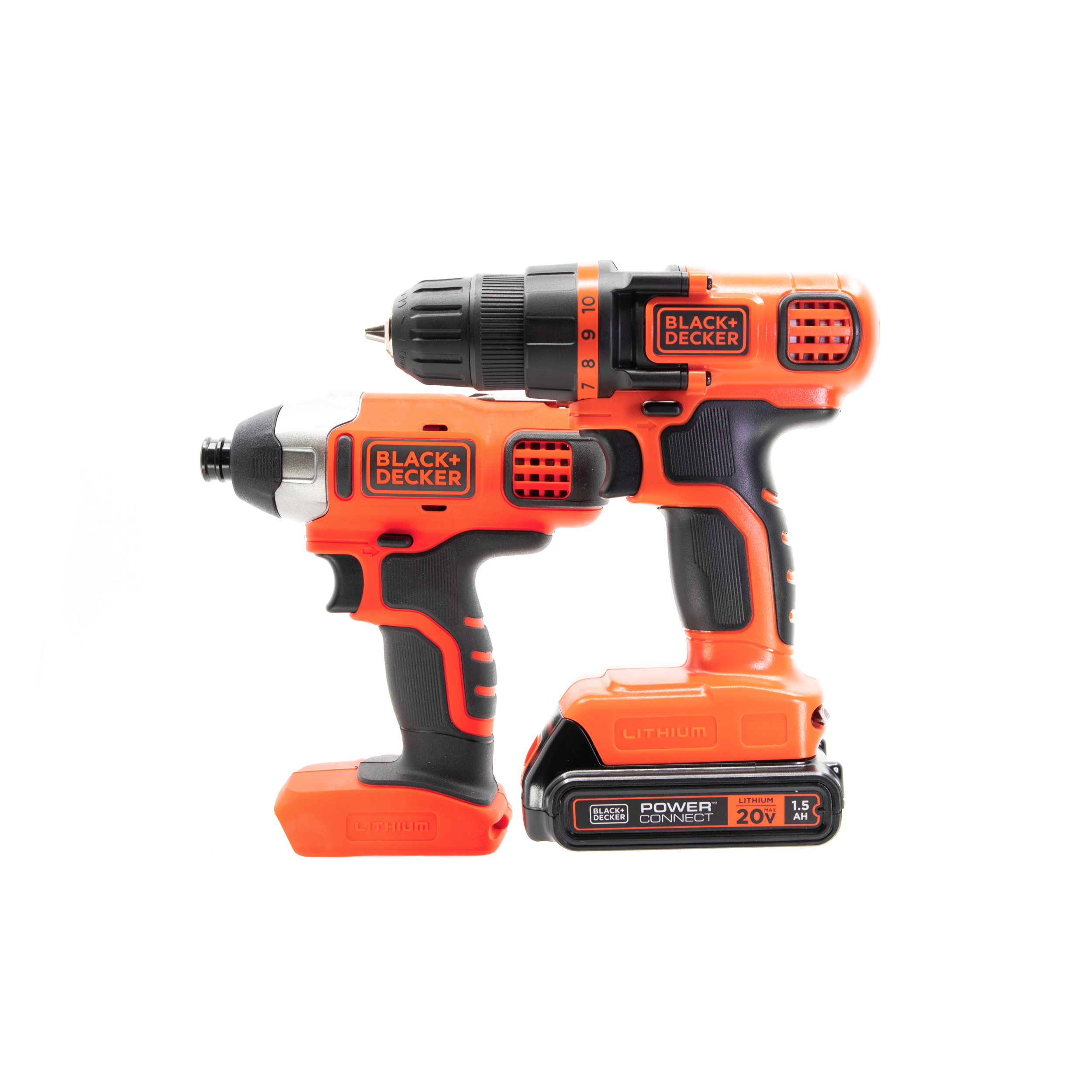 black-decker-powerconnect-20v-bohrschrauber-schlagschrauber-set image 2