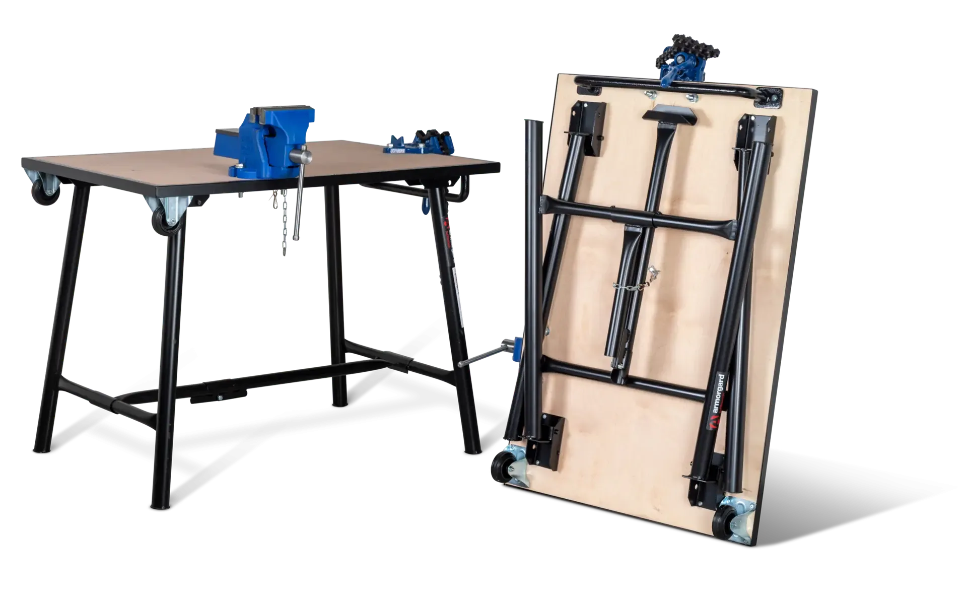 armorgard-tuffbench-bh10-hwvf-werkbank-mit-schraubstock image 1