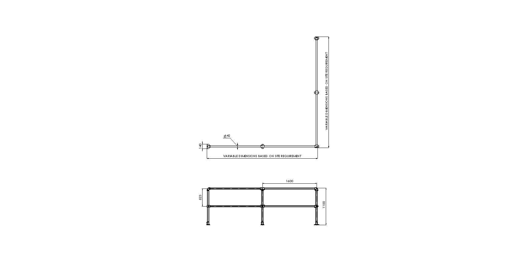 brandsafe-hr42-handlauf-gel-nder-verzinkt-1100-mm-bausatz image 3