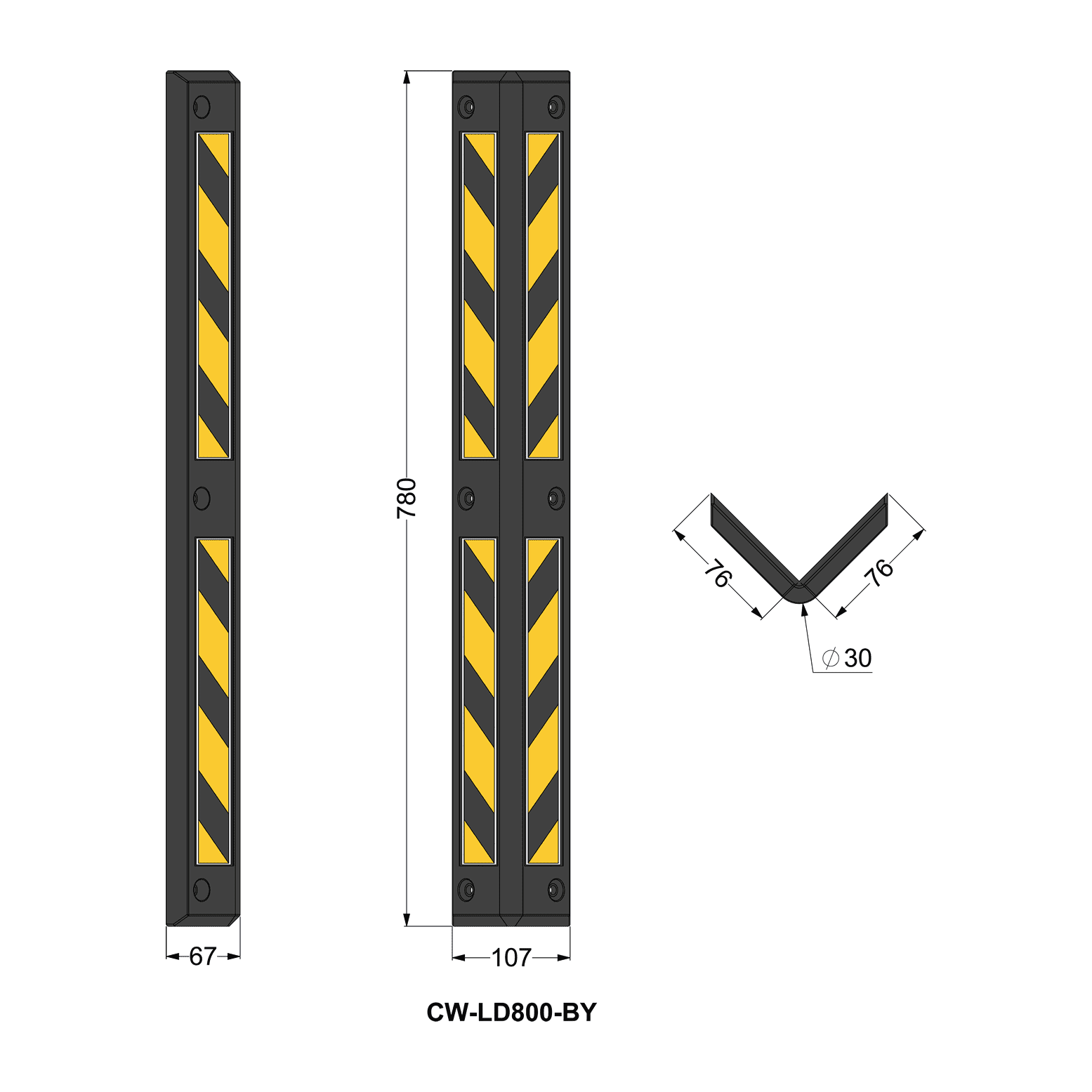 brandsafe-cornerwrap-eckschutz-medium-duty-schwarz-gelb image 3