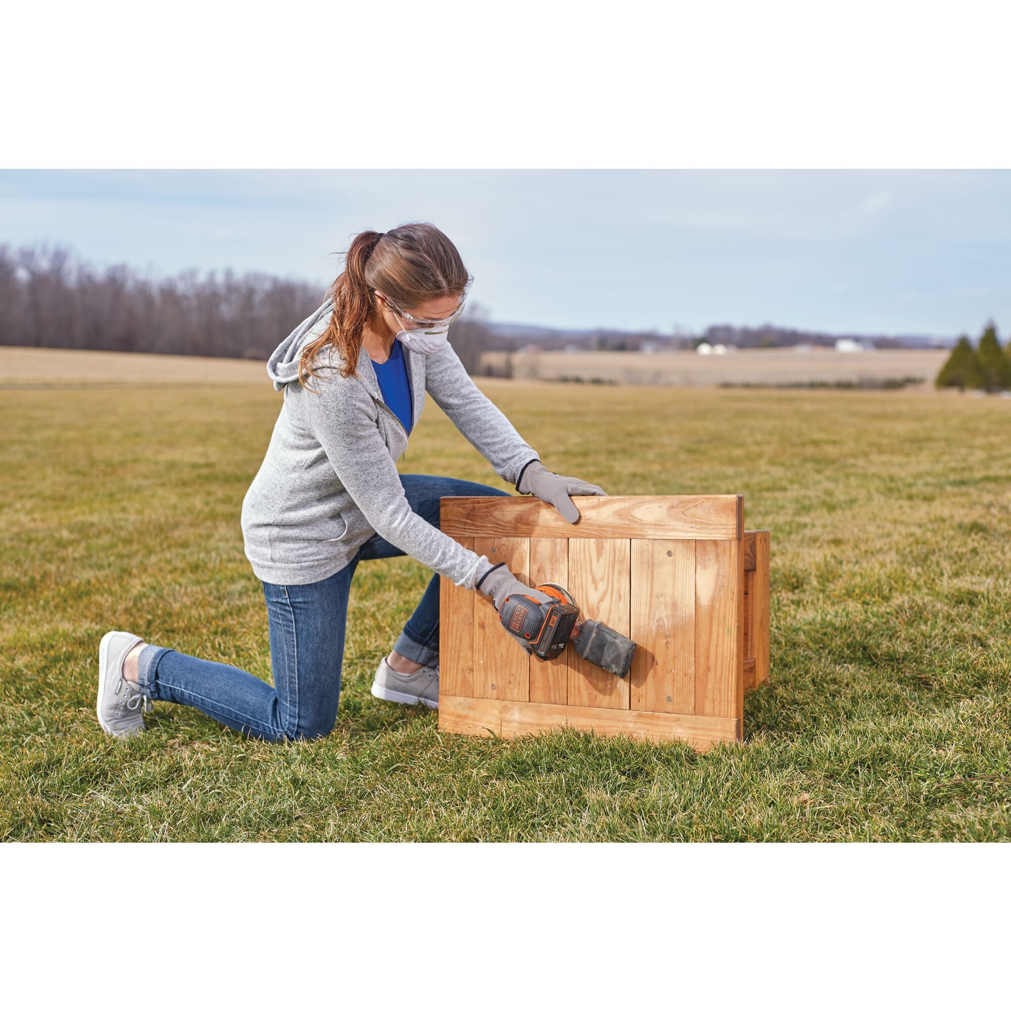 black-decker-20v-max-powerconnect-exzenterschleifer-mit-akku-und-ladeger-t image 4