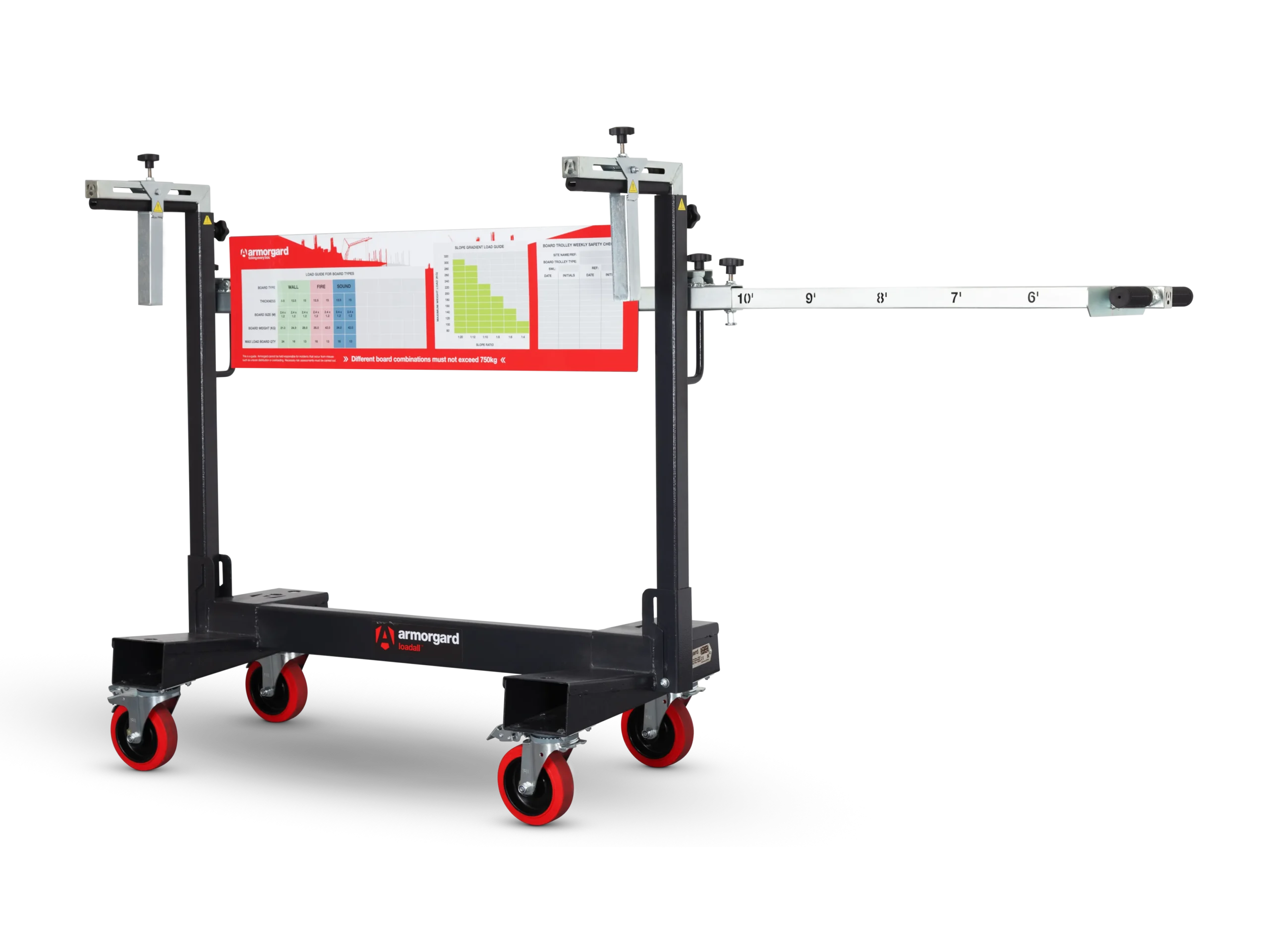 armorgard-loadall-la750-pro-plattentransportwagen-klappbar image 8