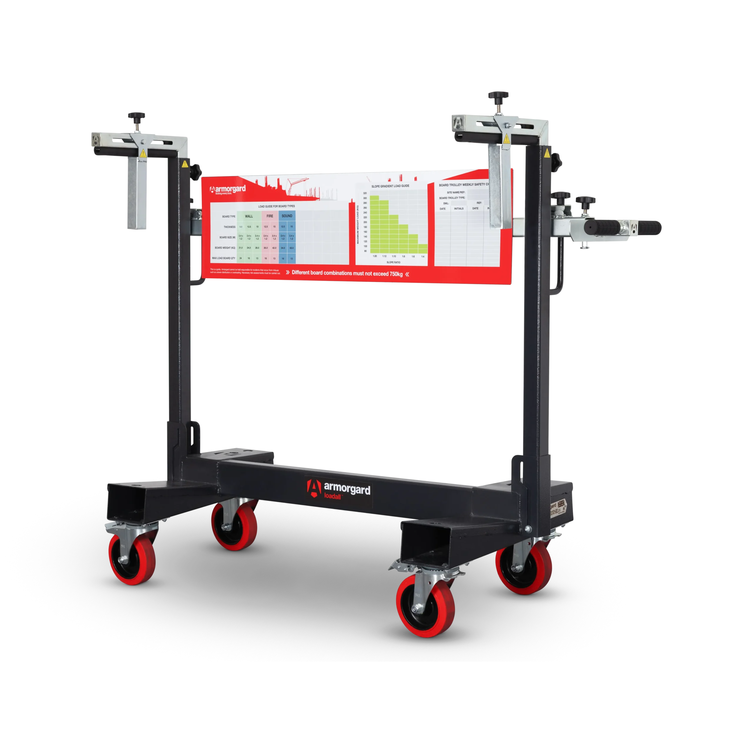 armorgard-loadall-la750-pro-plattentransportwagen-klappbar image 4