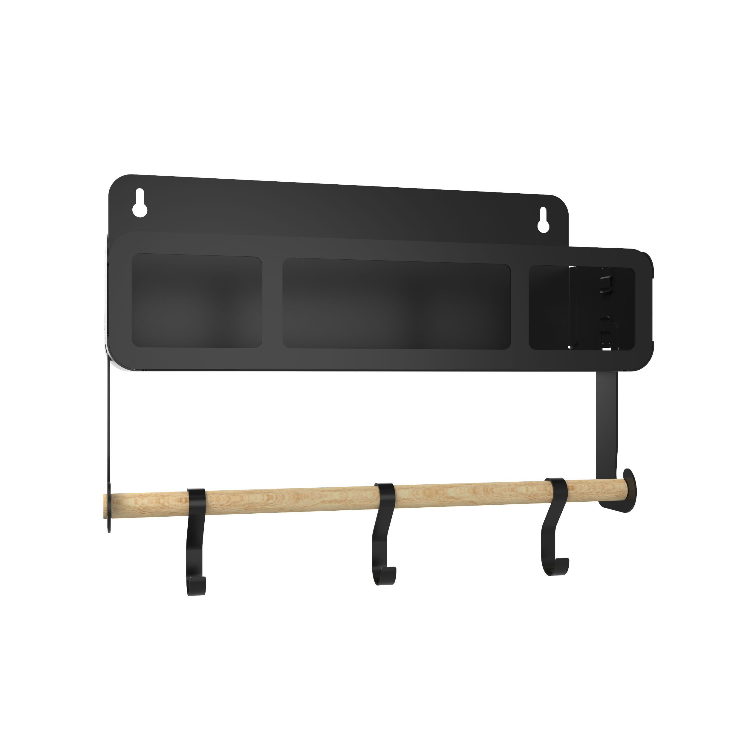 black-decker-storage-h-ngeregal-magnetisch-schwarz-mit-halter image 7