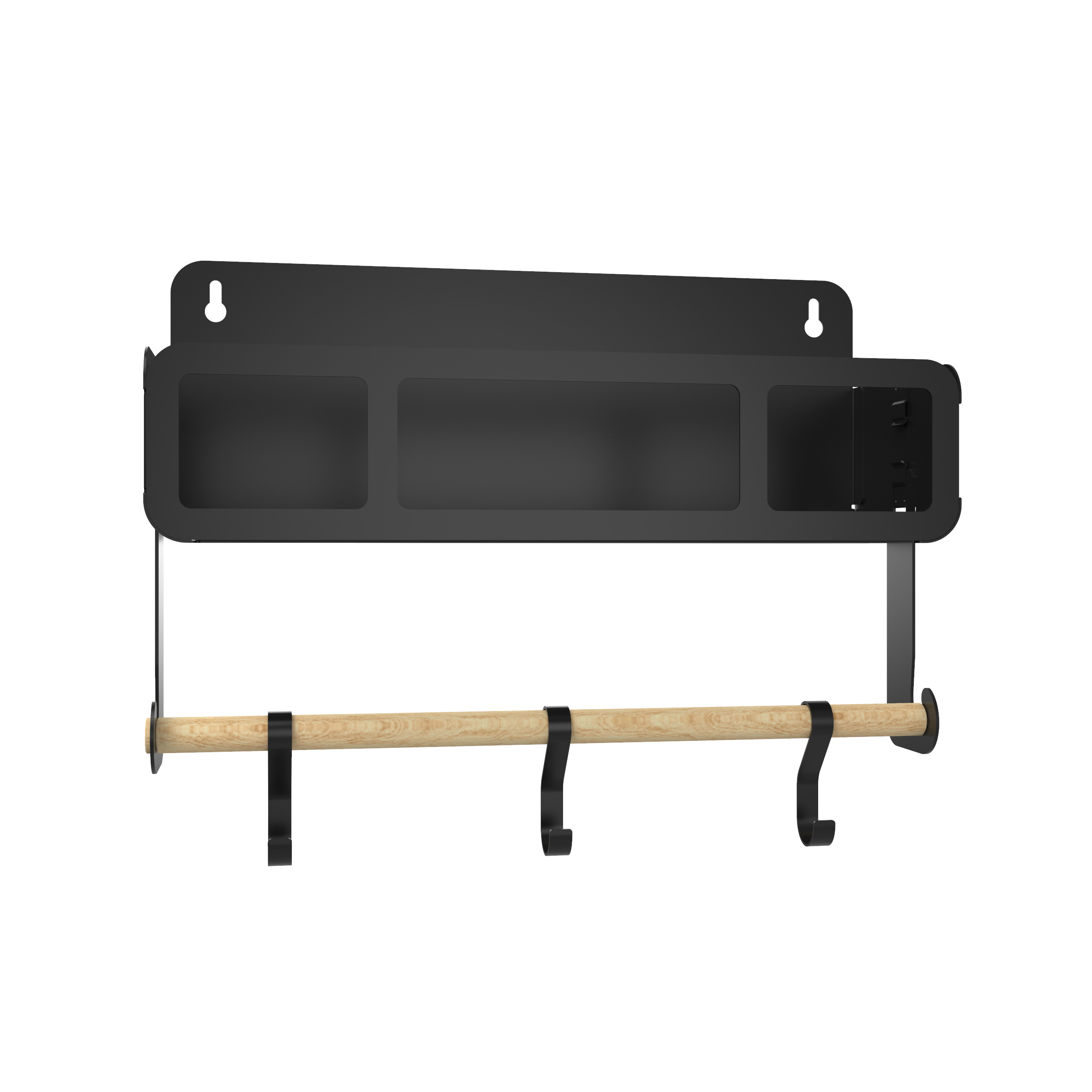 black-decker-storage-h-ngeregal-magnetisch-schwarz-mit-halter image 6