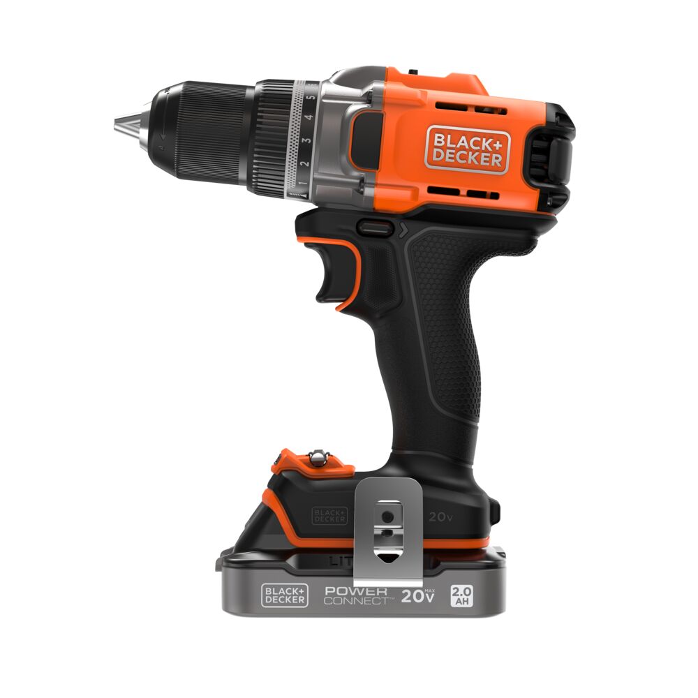 black-decker-20v-powerconnect-akkubohrer-bohrschrauber-mit-akku image 2