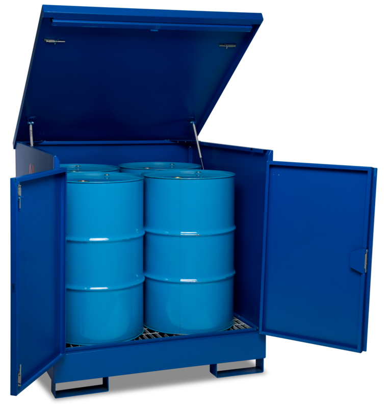 armorgard-drumbank-db4-fassbox-4x-205-liter-stahl image 1