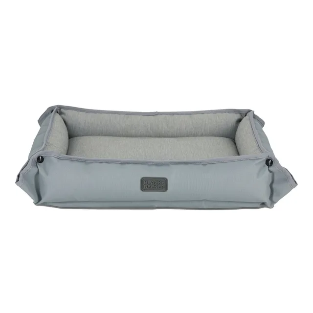 black-decker-pet-supplies-hundebett-m-24x20-grau-wasserabweisend image 1