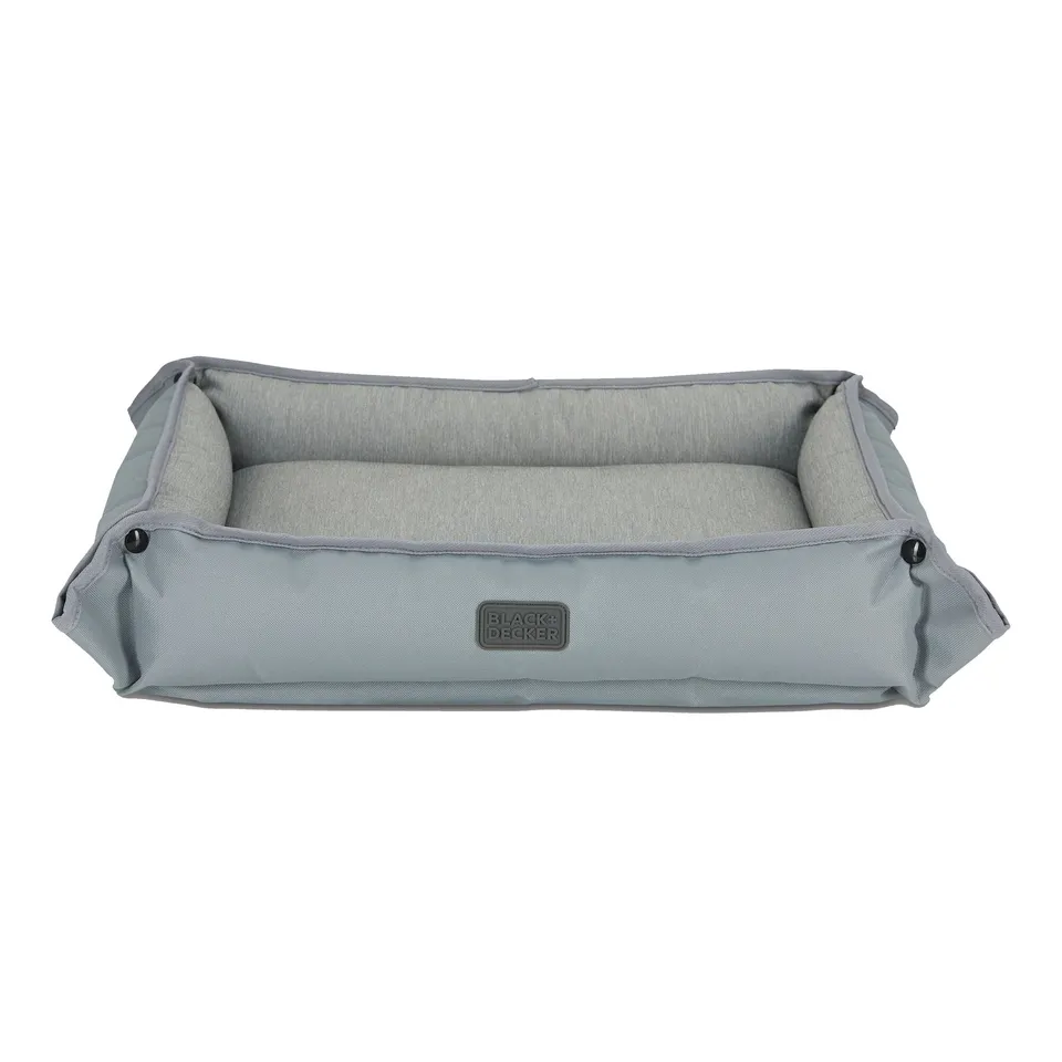 black-decker-pet-supplies-hundebett-m-24x20-grau-wasserabweisend image 1