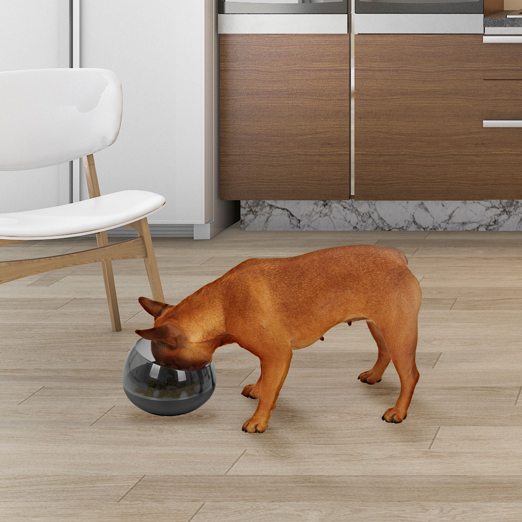 black-decker-slow-feeder-hundenapf-schwarz-anti-schling-napf image 2
