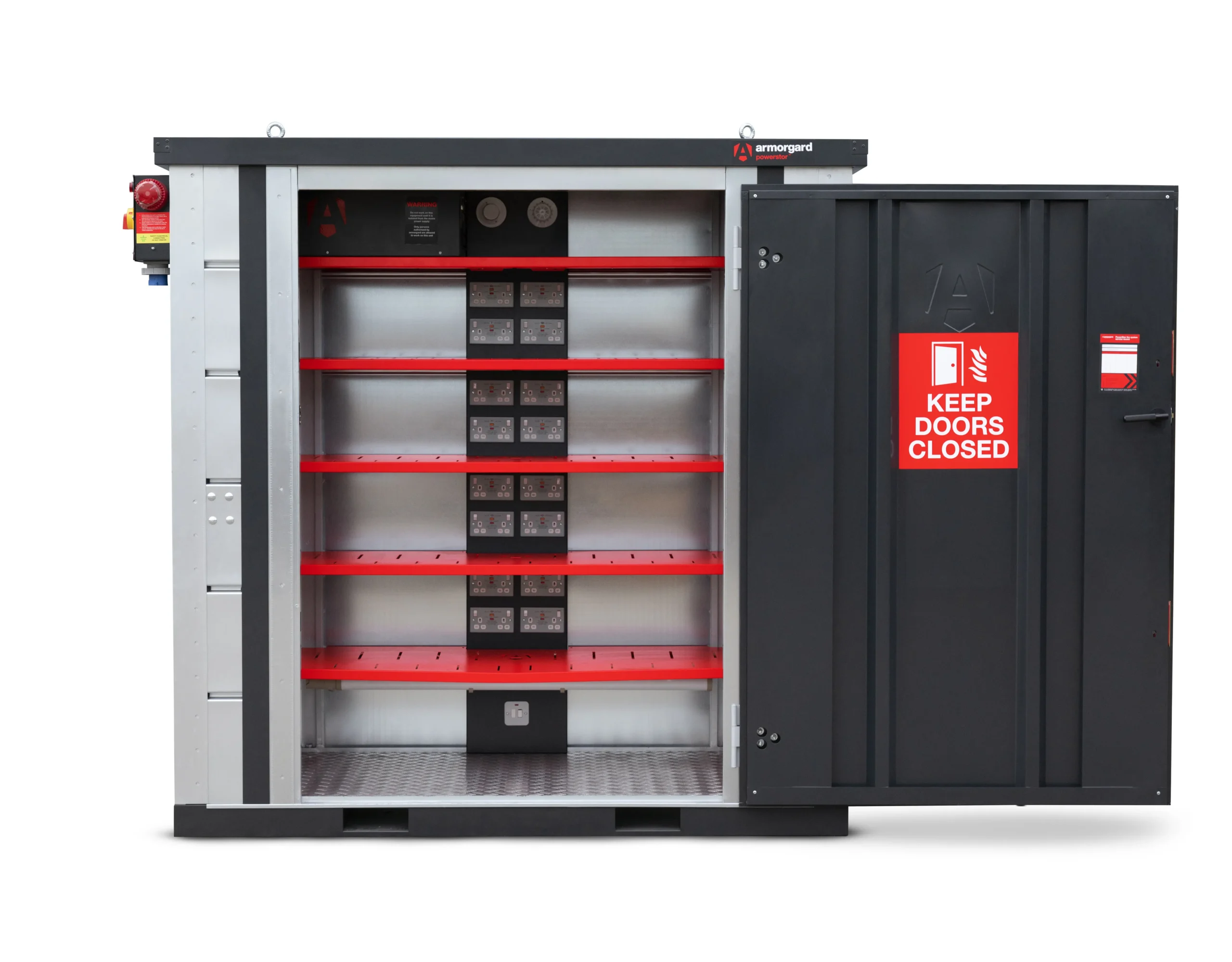 armorgard-powerstor-pwr1-akku-ladeschrank-32-steckdosen image 2