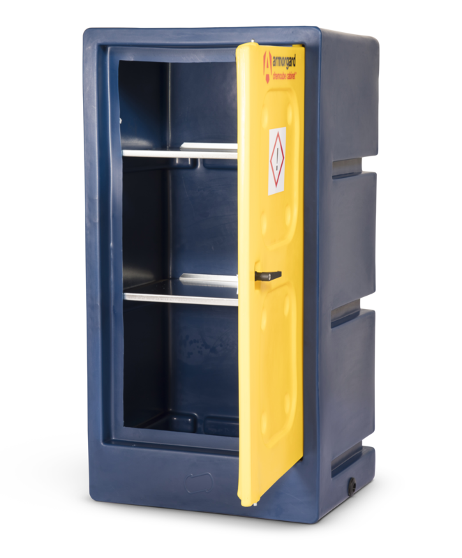 armorgard-chemcube-ccc2-gefahrstoffschrank-60l-wanne-bel-ftet image 5