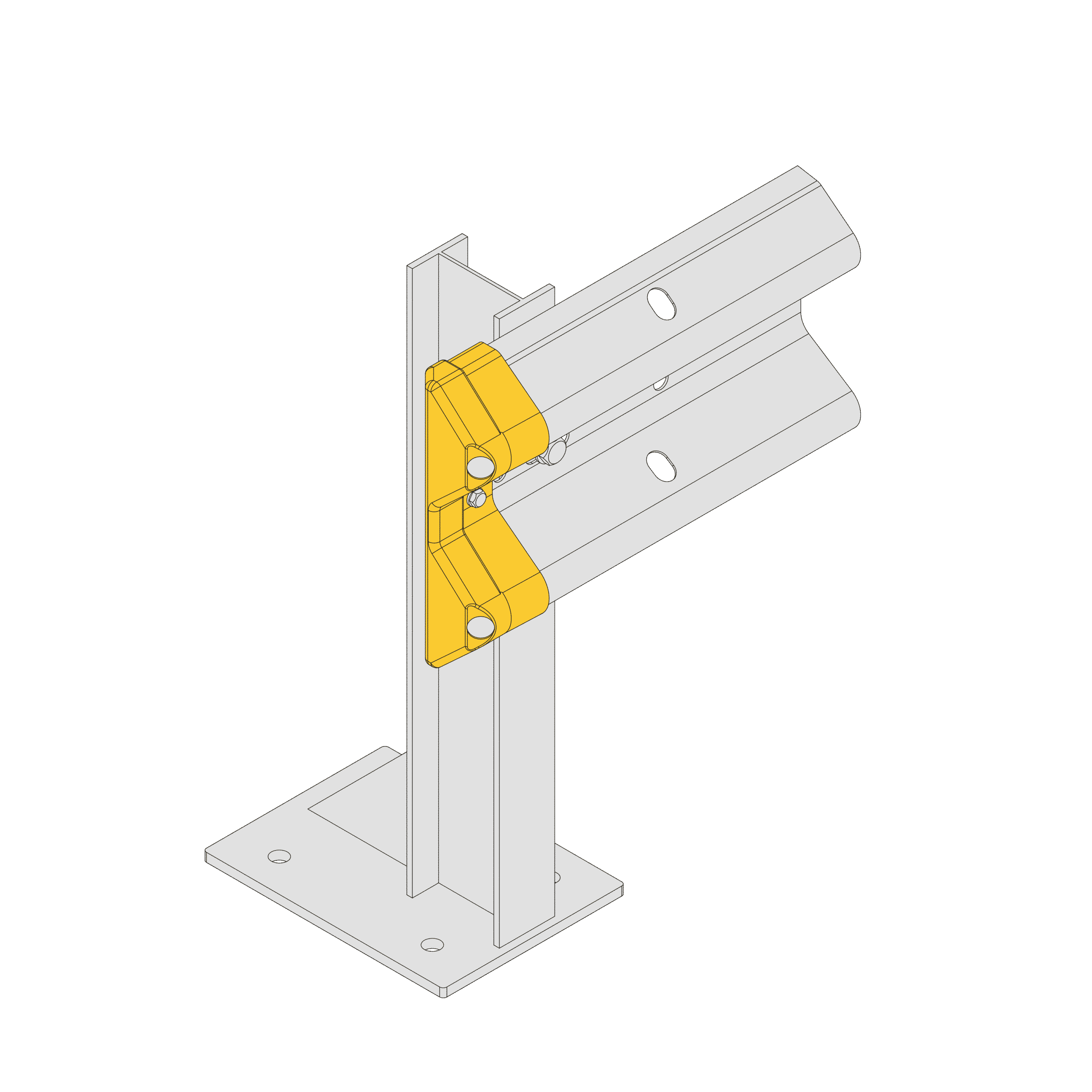 brandsafe-armco-760-schutzplanke-rammschutz-760-mm-verzinkt image 5