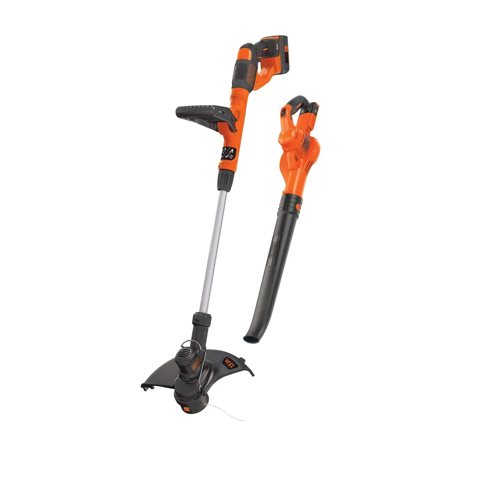black-decker-outdoor-40v-max-akku-set-trimmer-laubbl-ser-mit-akku image 1