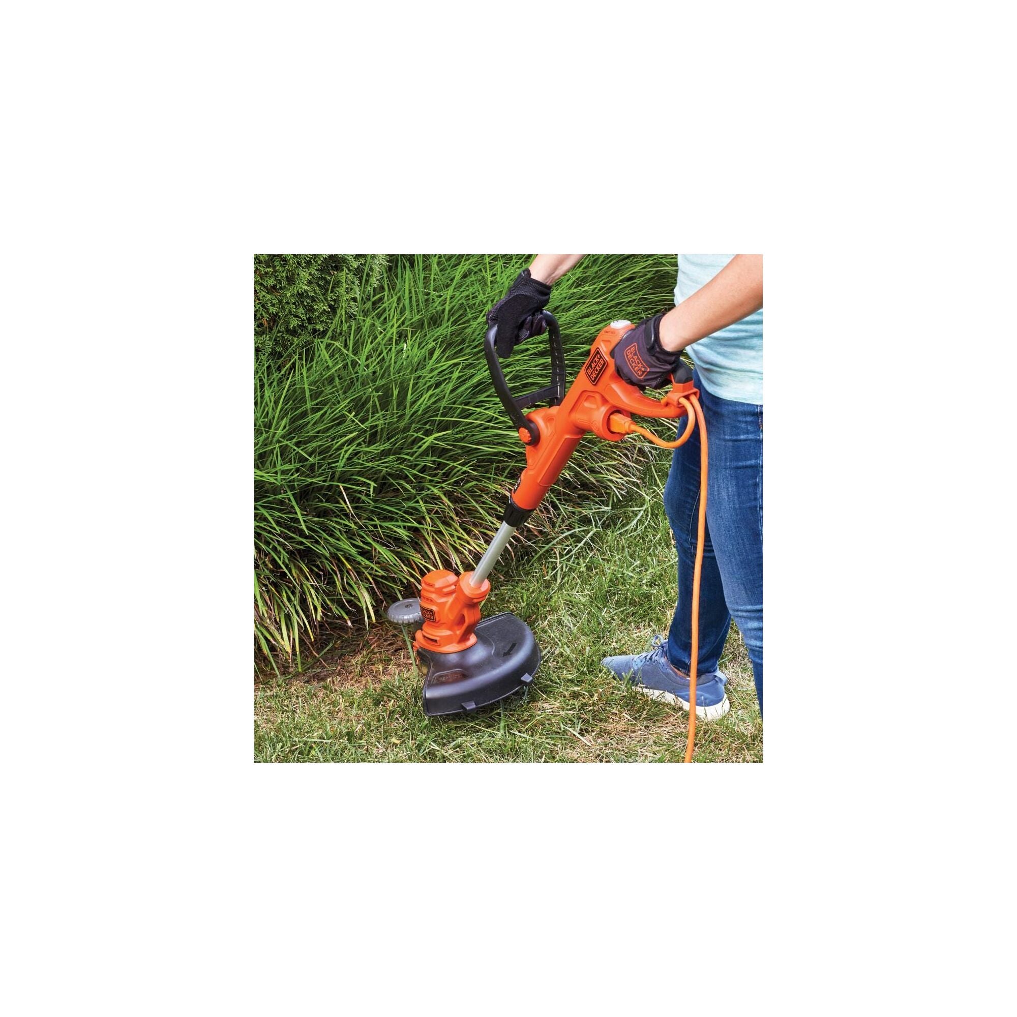 black-decker-powercommand-rasentrimmer-elektro-14-zoll image 4