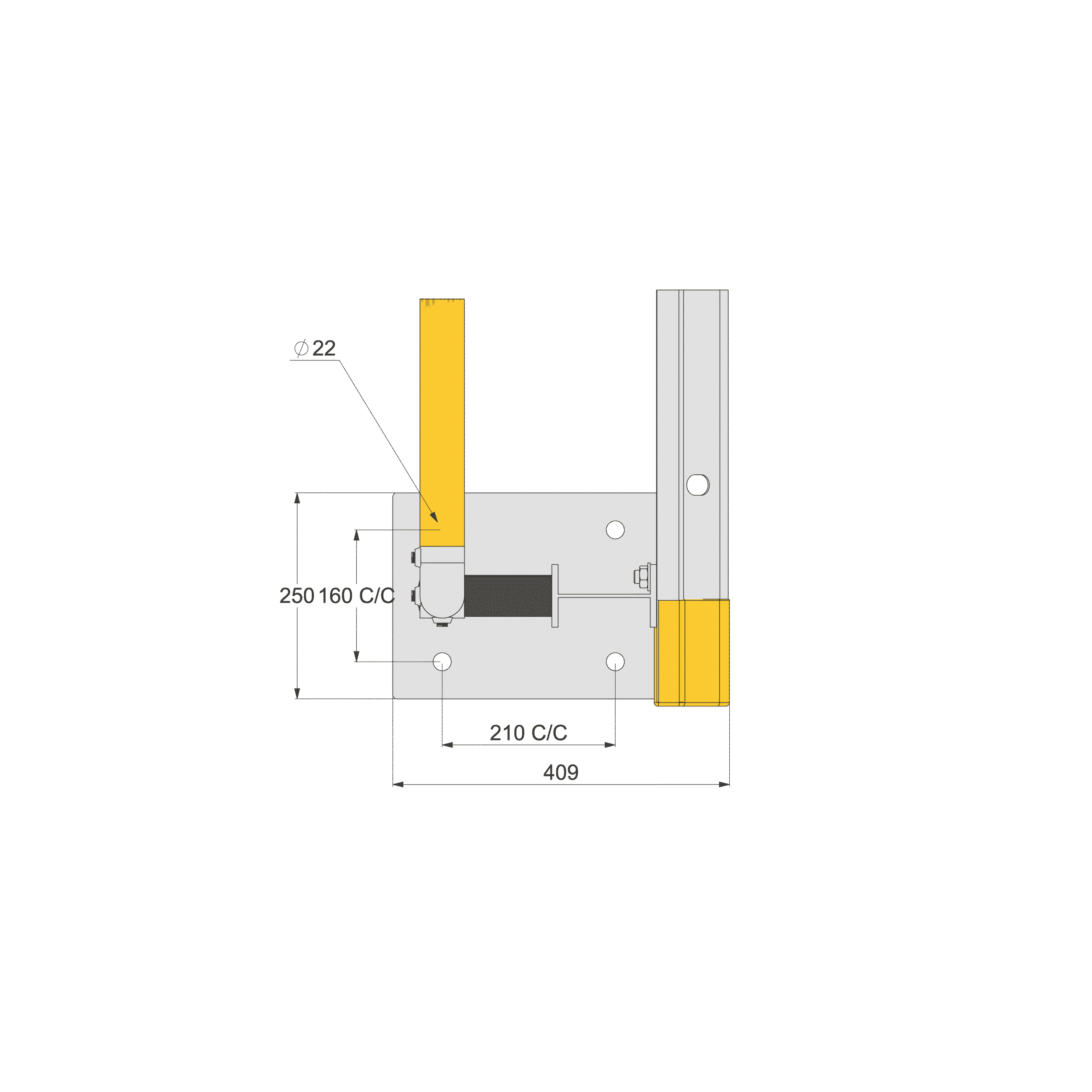 brandsafe-armco-760hr-schutzplanke-handlauf-1100-mm-verzinkt image 3