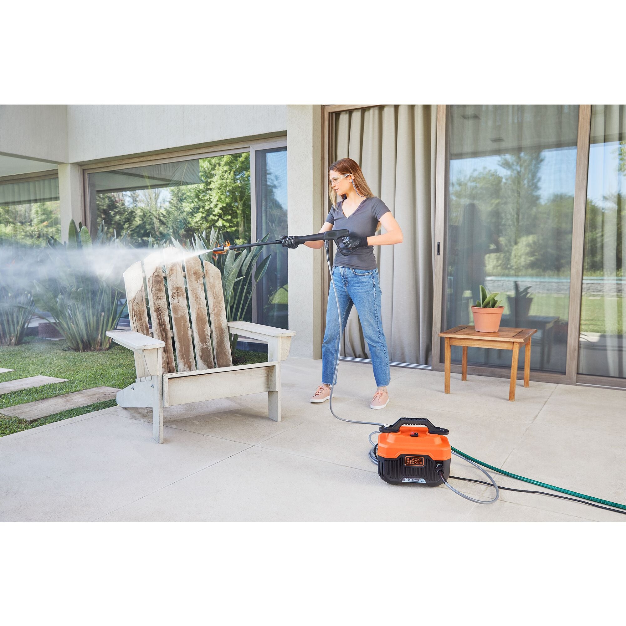black-decker-outdoor-hochdruckreiniger-elektro-1600-psi-kaltwasser image 2