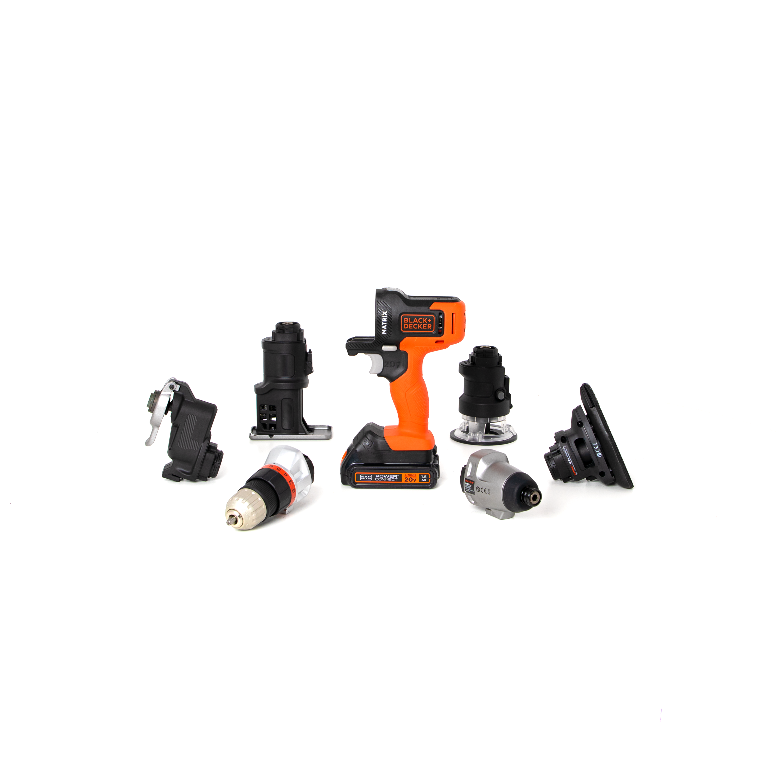 black-decker-matrix-20v-max-bohrmaschine-6-tlg-kombi-set-mit-akku image 3
