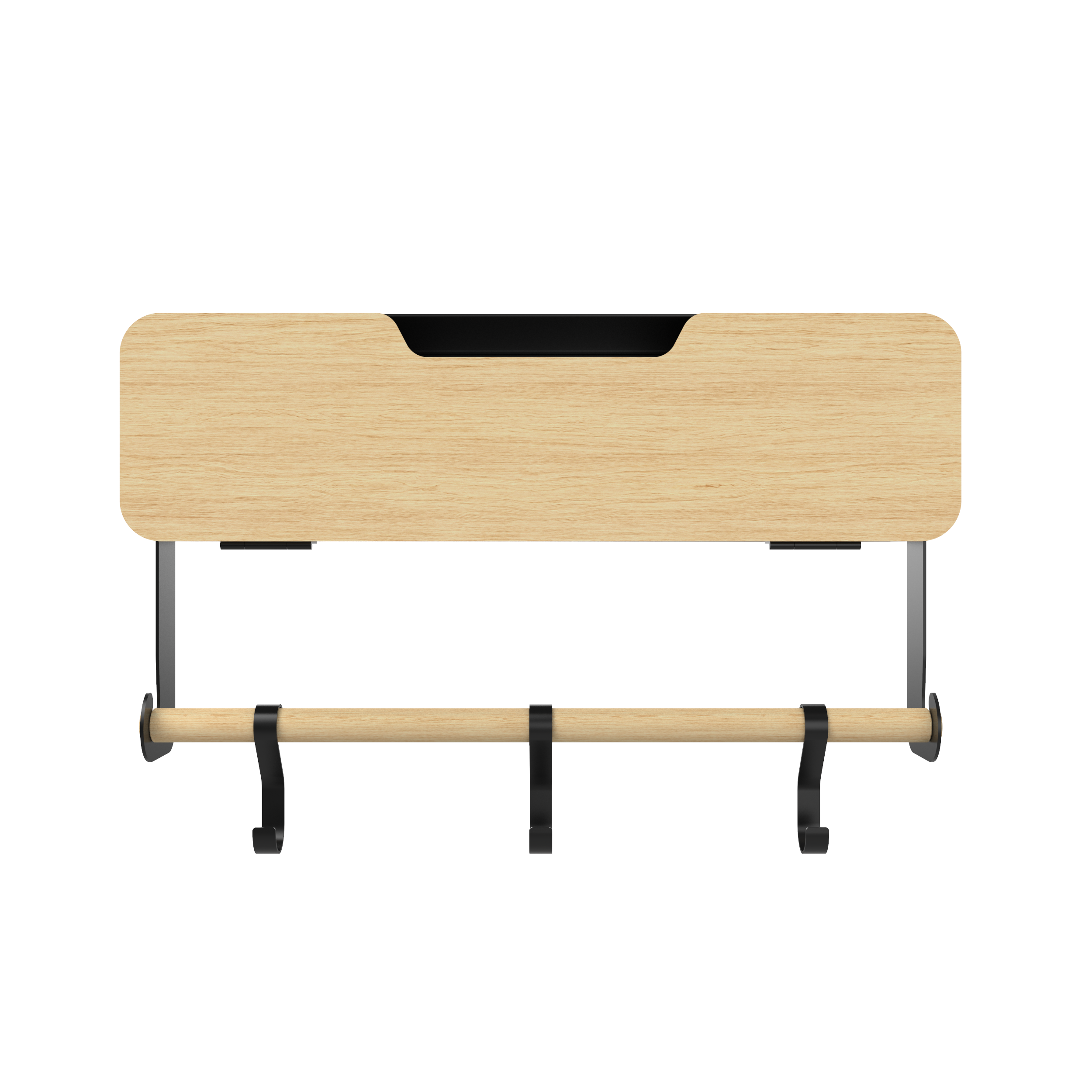 black-decker-storage-wandregal-mit-t-r-schwarz-beige-halter image 4