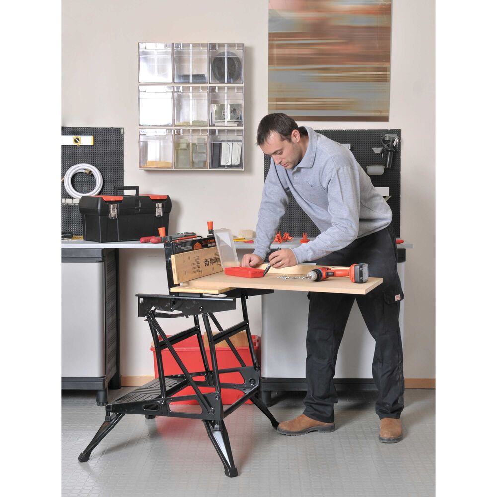 black-decker-workmate-werkbank-mobil-klappbar-550-lbs image 2