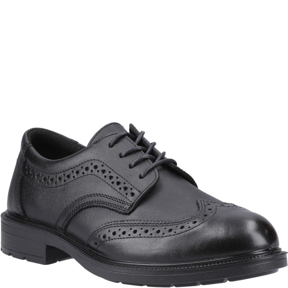 amblers-cambridge-arbeitsschuhe-schwarz-leder-schn-rer-o1-sr image 1