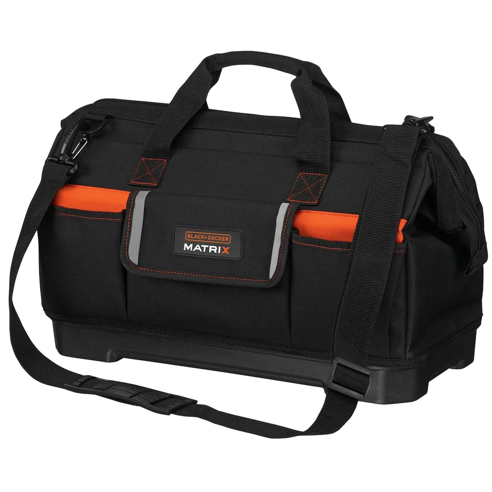 black-decker-matrix-werkzeugtasche-21-zoll-53cm-weitmaul image 1
