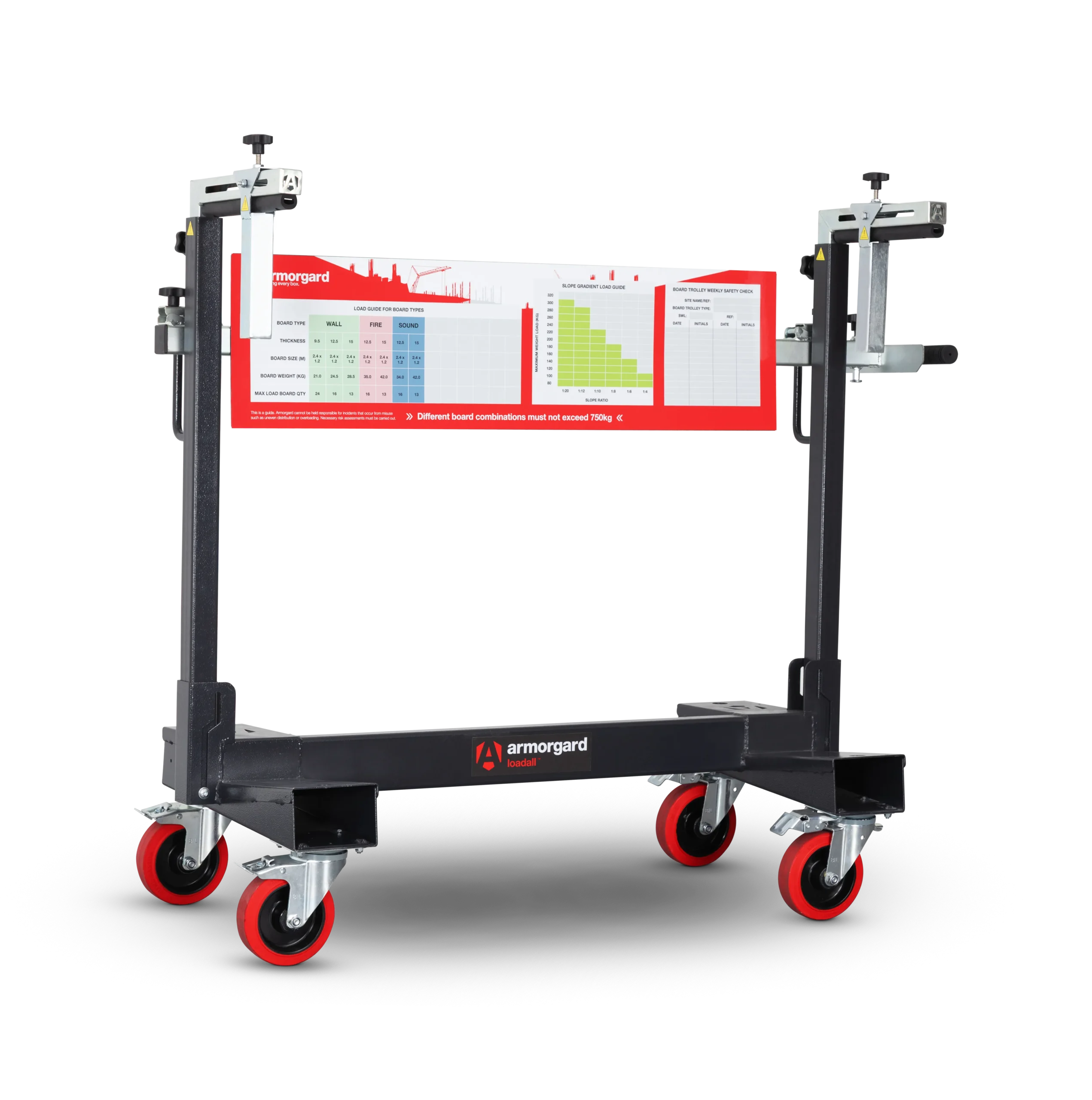 armorgard-loadall-la750-pro-plattentransportwagen-klappbar image 6