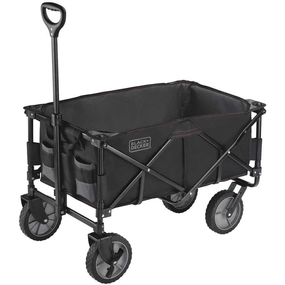 black-decker-bollerwagen-faltbar-schwarz-80kg-transportwagen image 1
