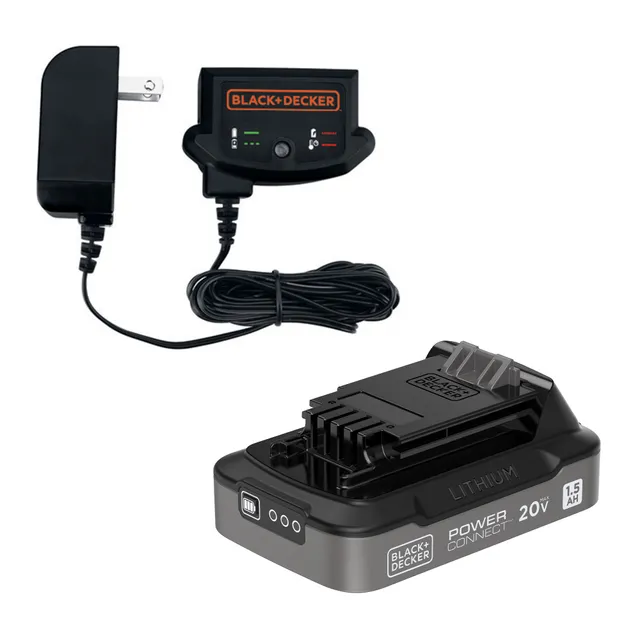 black-decker-powerconnect-20v-1-5ah-akku-mit-ladeger-t image 1
