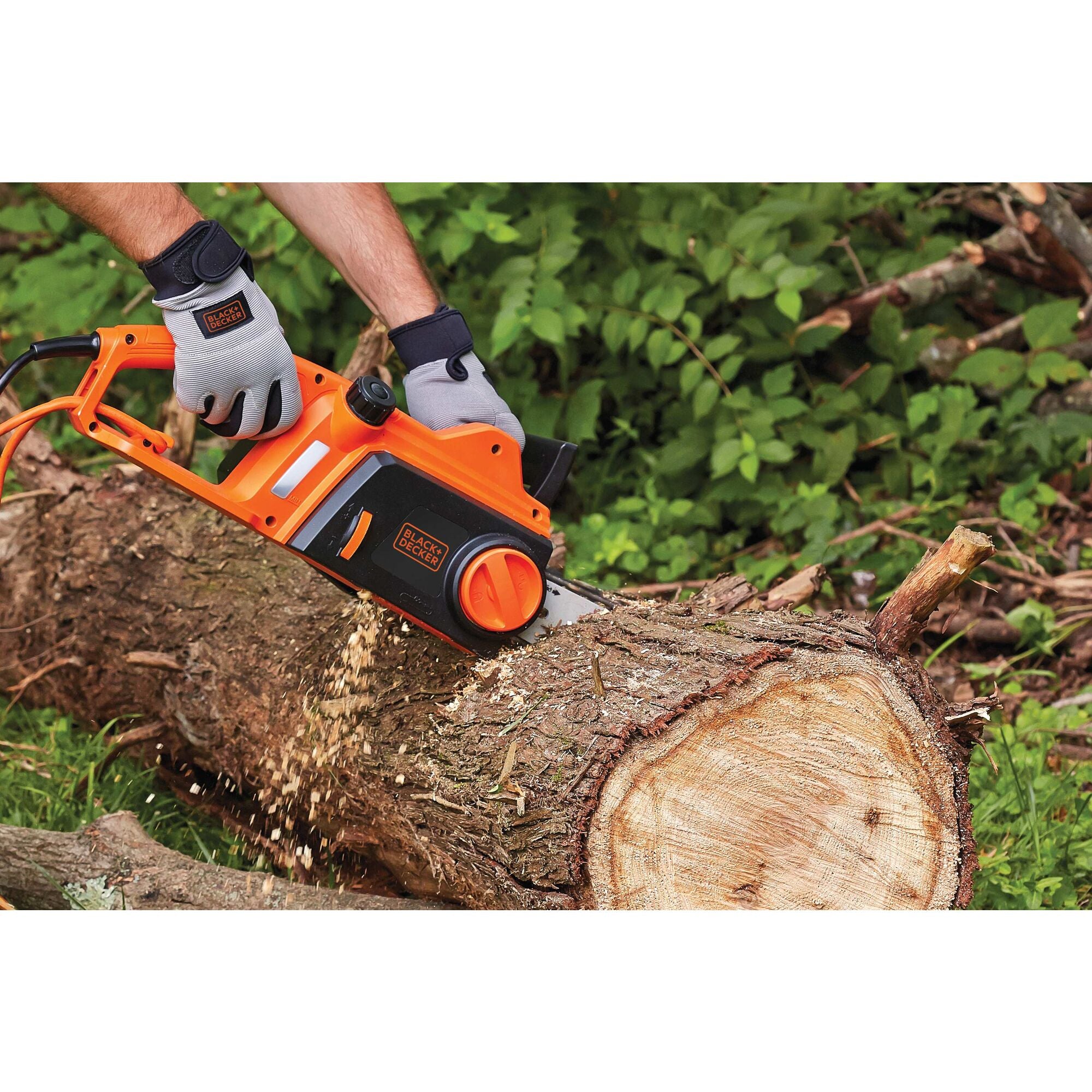 black-decker-outdoor-elektro-kettens-ge-16-zoll-12-amp image 2