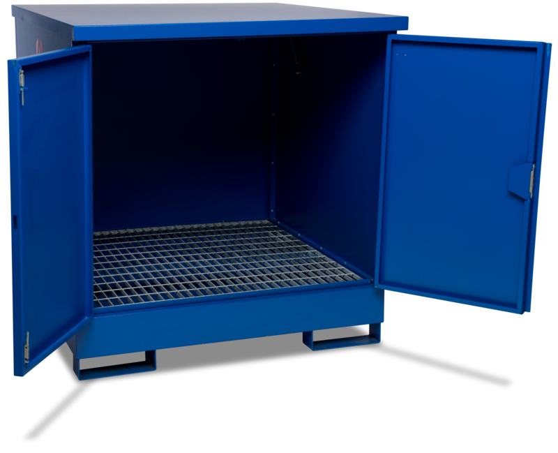 armorgard-drumbank-db4-fassbox-4x-205-liter-stahl image 3