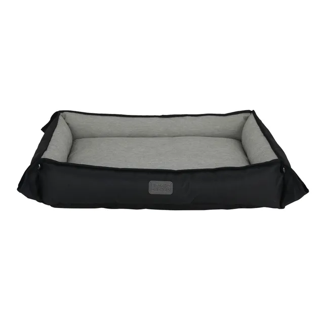 black-decker-hundebett-mittel-24x20x3-schwarz-wasserfest image 1