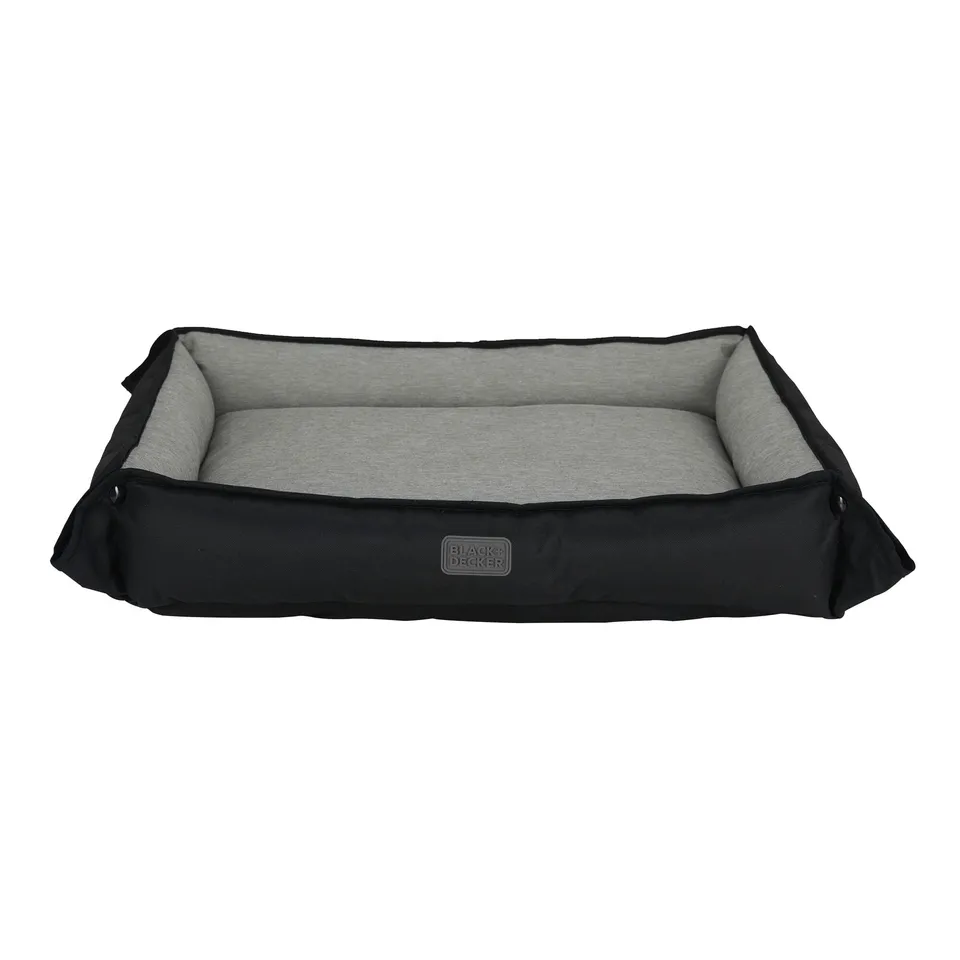 black-decker-hundebett-mittel-24x20x3-schwarz-wasserfest image 1
