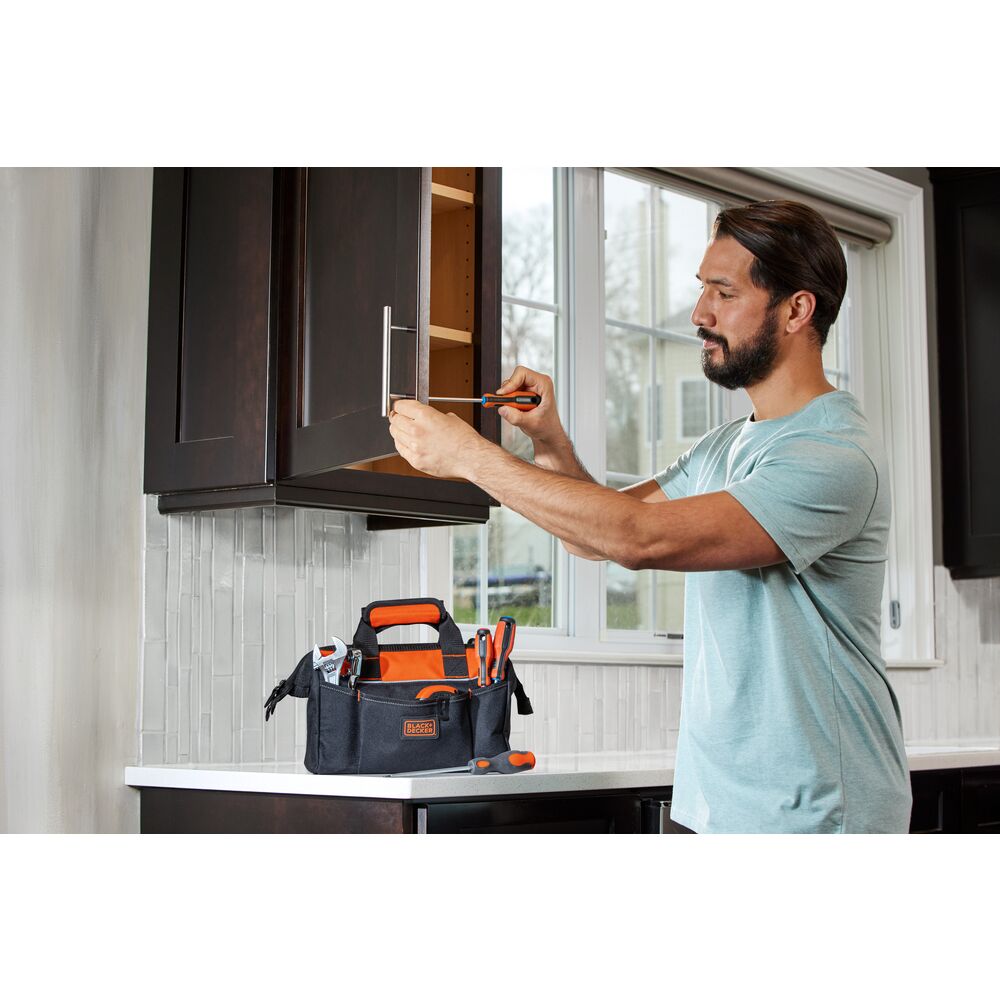 black-decker-werkzeugtasche-30-cm-mit-reissverschluss image 2
