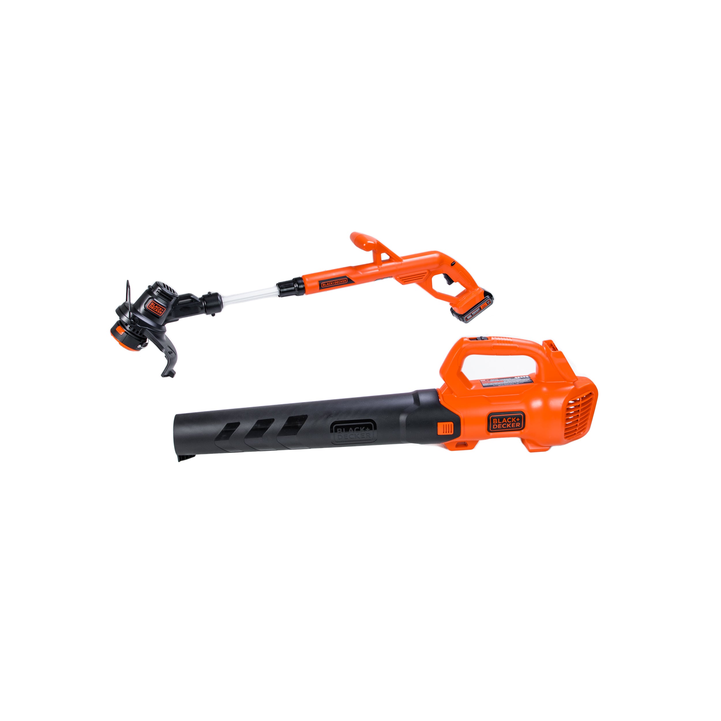 black-decker-20v-gartenset-laubbl-ser-rasentrimmer-mit-akku image 2