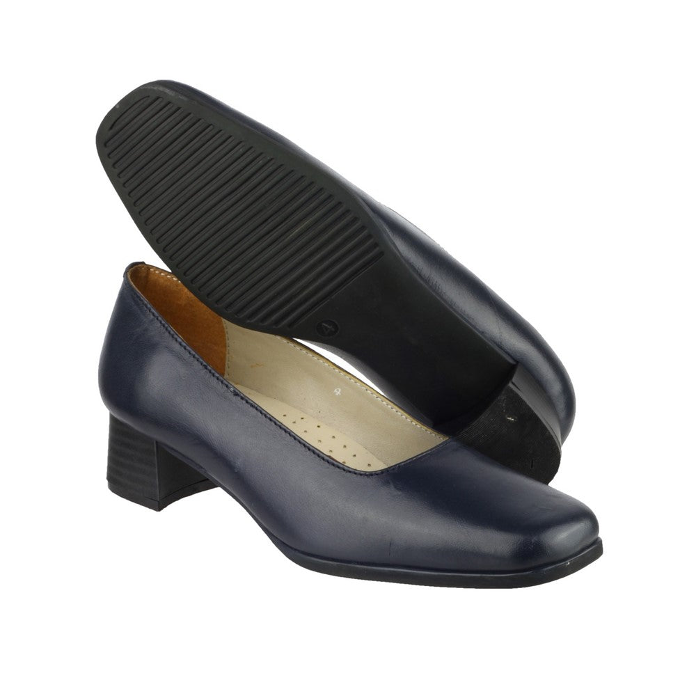 amblers-safety-walford-damen-pumps-navy-leder-40mm image 3