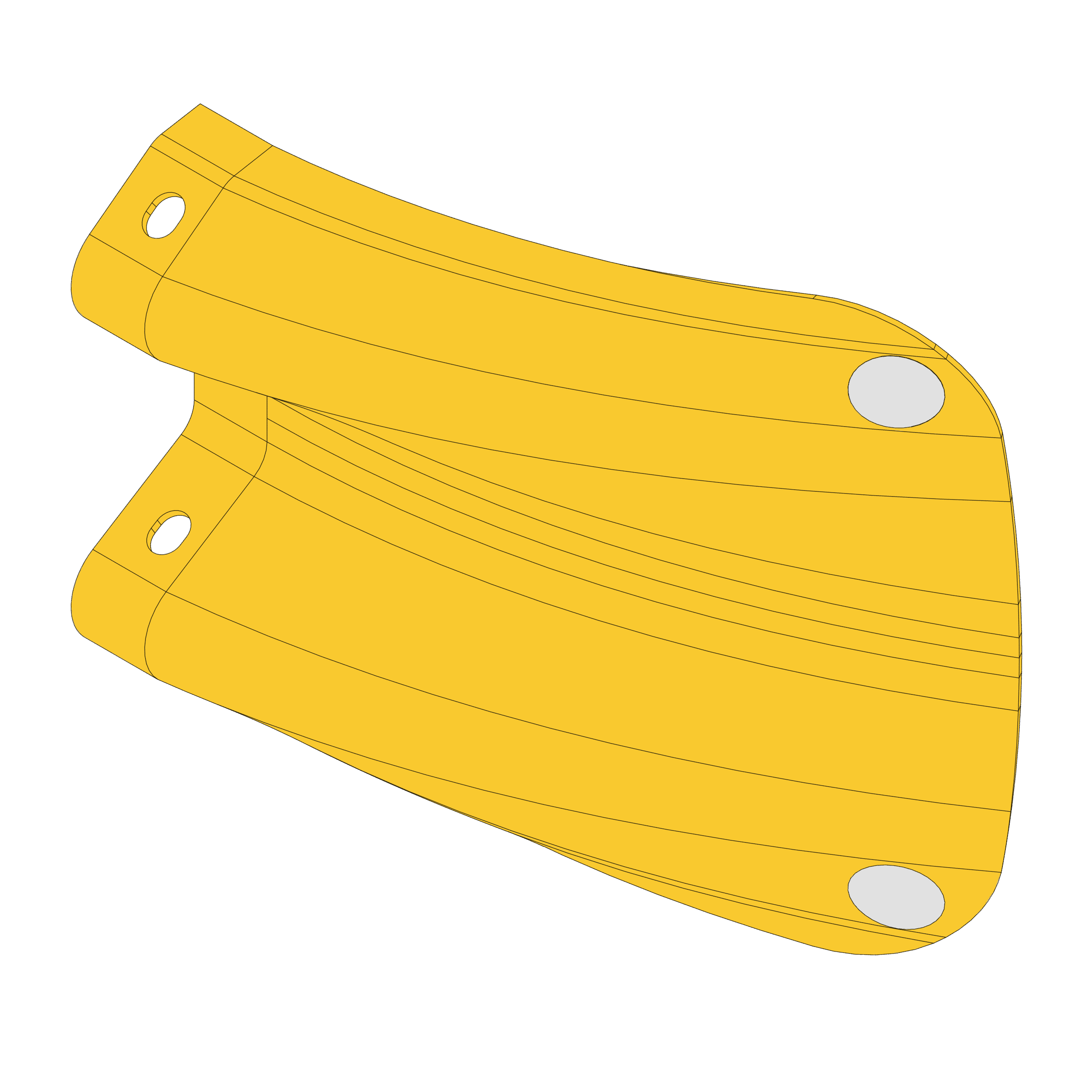 brandsafe-armco-fishtail-sicherheitsende-leitplanke-gelb-reflektor image 4