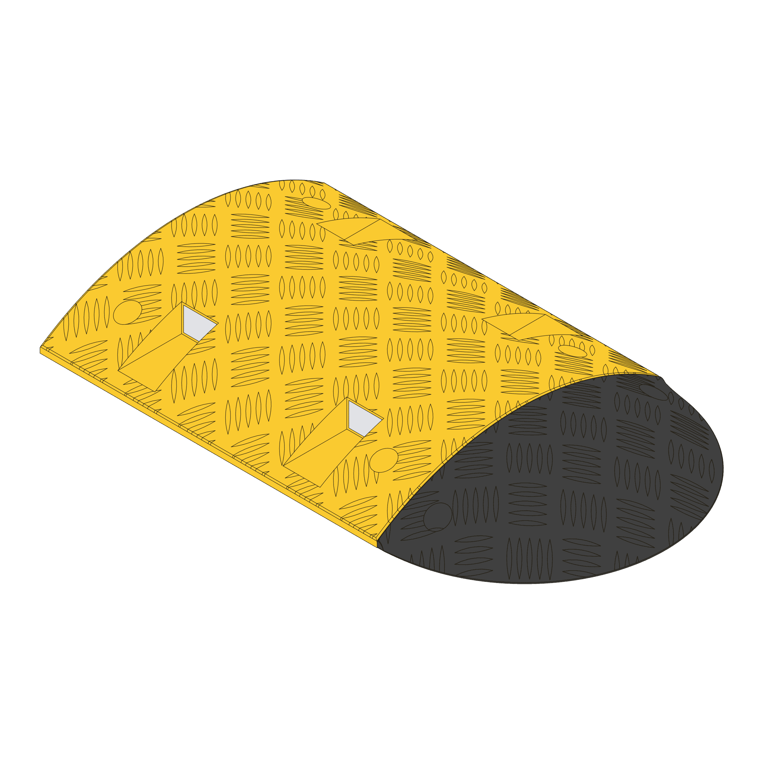 brandsafe-speed-bumps-75mm-bodenschwelle-gewerbe-gelb-schwarz image 7