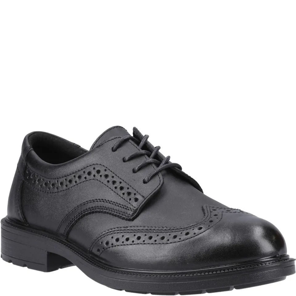 amblers-cambridge-arbeitsschuhe-schwarz-leder-schn-rer-o1-sr image 1