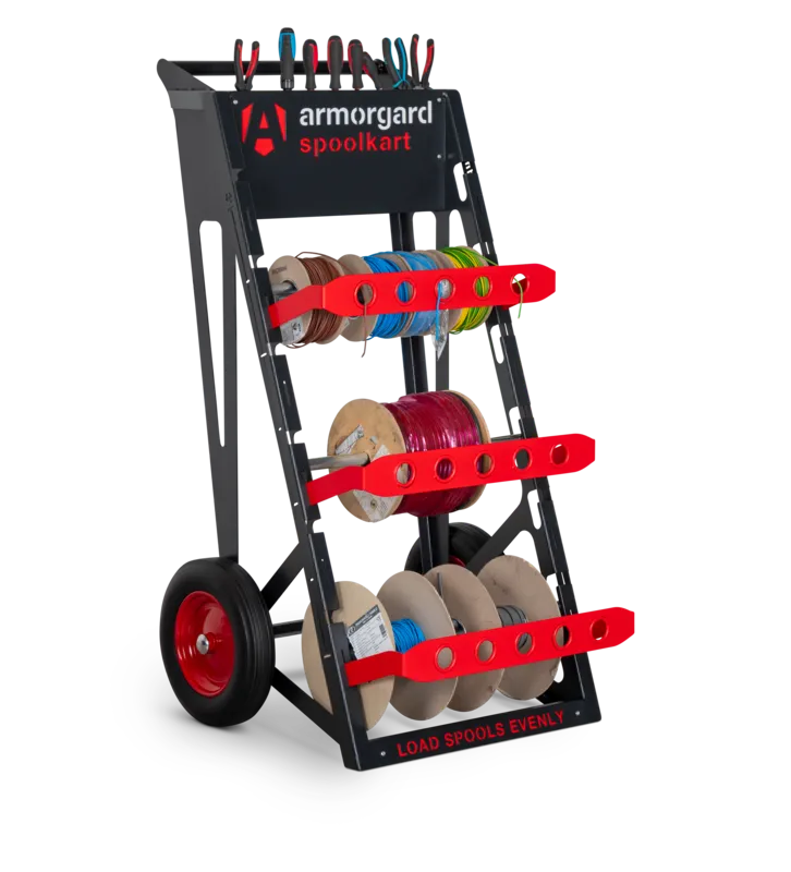 armorgard-spoolkart-spk2-kabelwagen-trommel-abschlie-bar image 1