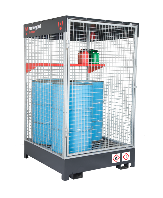 armorgard-drumcage-drc4-gefahrstofflager-4-f-sser-mit-wanne image 1