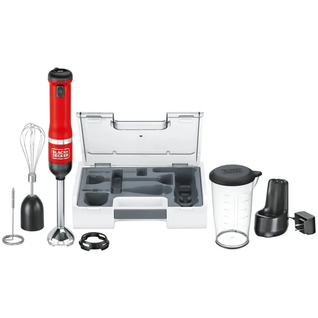 black-decker-kitchen-wand-3-kit-stabmixer-rot-3in1 image 1